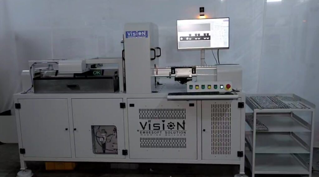 Brass Earthing Terminal Electric Bus Bar Inspection Sorting System Machine | camera vision system